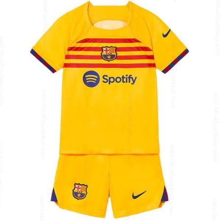 Barcelona Fourth Kids Football Kit 22/23