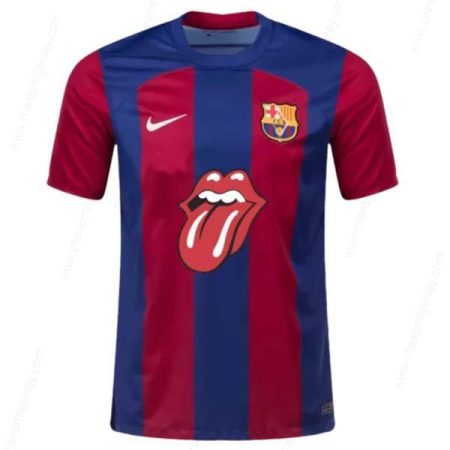 Barcelona Home Rolling Stones Soccer Shirt 23/24