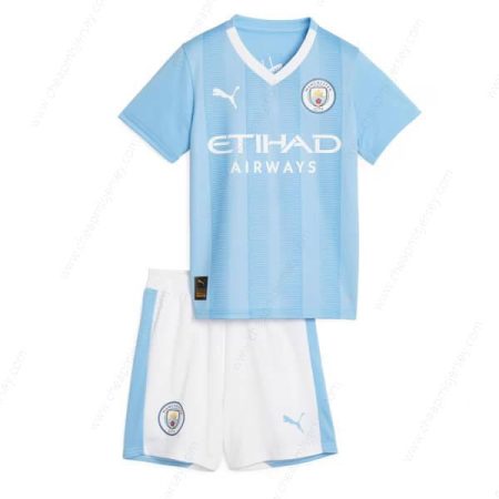 Manchester City Home Kids Football Kit 23/24