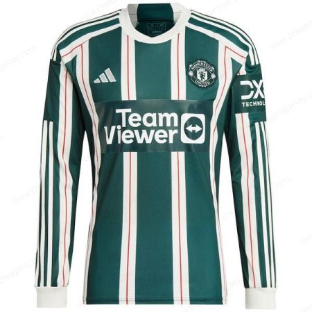 Manchester United Away Long Sleeve Soccer Shirt 23/24