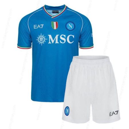 Napoli Home Kids Football Kit 23/24