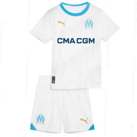 Olympique Marseille Home Kids Football Kit 23/24