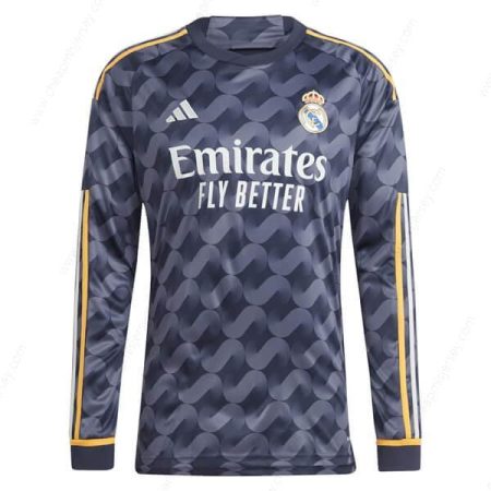 Real Madrid Away Long Sleeve Soccer Shirt 23/24