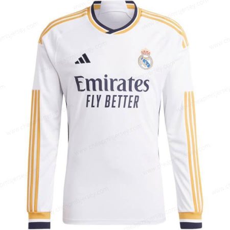 Real Madrid Home Long Sleeve Soccer Shirt 23/24