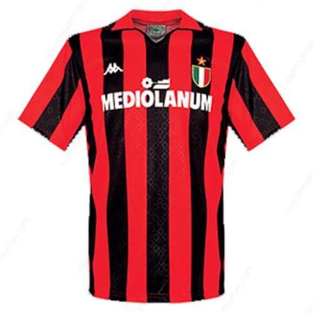 Retro AC Milan Home Soccer Shirt 1989