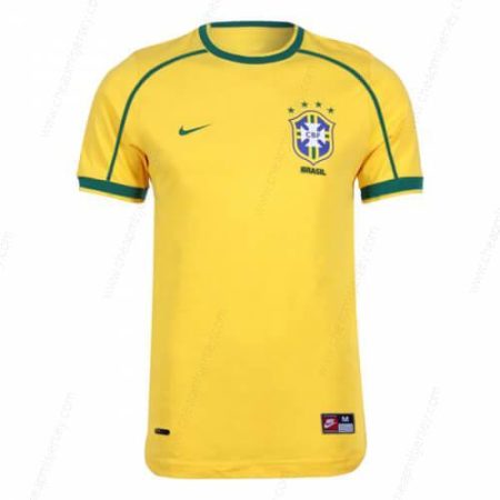 Retro Brazil Home Soccer Shirt 1998