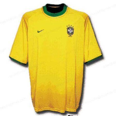 Retro Brazil Home Soccer Shirt 2000