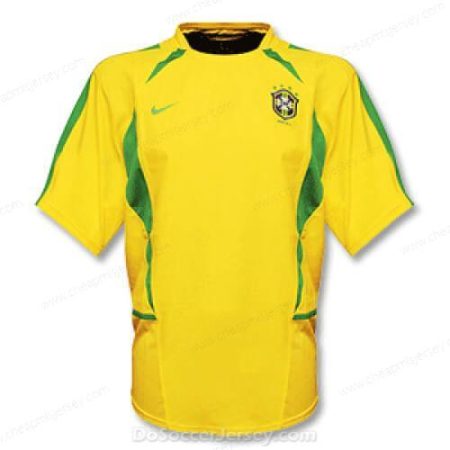 Retro Brazil Home Soccer Shirt 2002