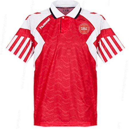 Retro Denmark Home Soccer Shirt 92