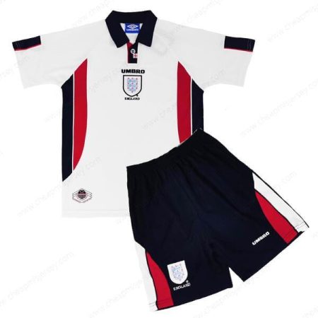 Retro England Home Kids Football Kit 1998