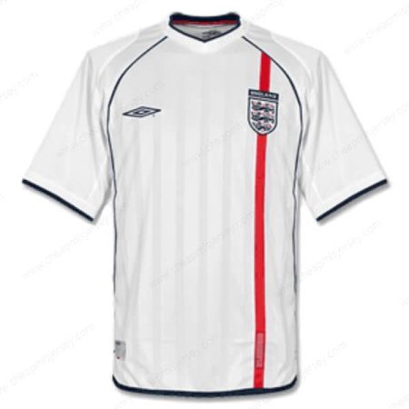 Retro England Home Soccer Shirt 2002