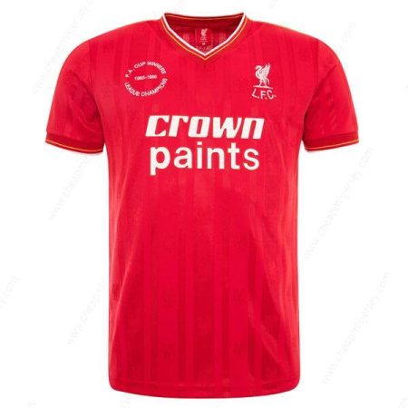 Retro Liverpool Home Double Winners Soccer Shirt 85/86