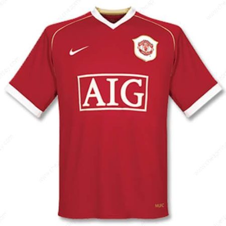 Retro Manchester United Home Soccer Shirt 06/07