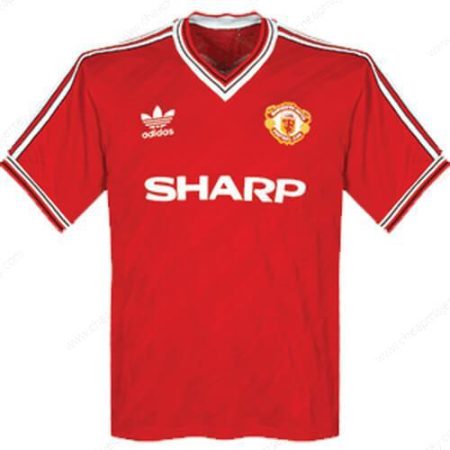 Retro Manchester United Home Soccer Shirt 1986