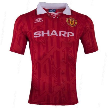 Retro Manchester United Home Soccer Shirt 92/94