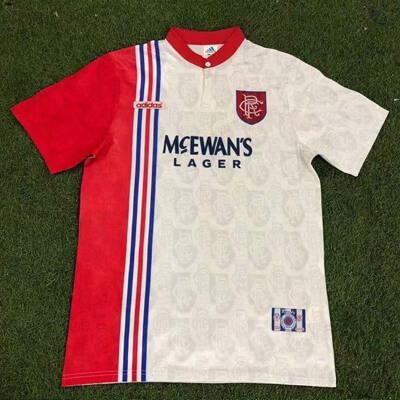 Retro Rangers Away Soccer Shirt 96/97