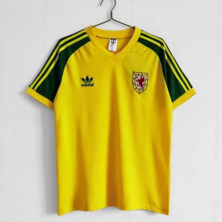 Retro Wales Away Soccer Shirt 82