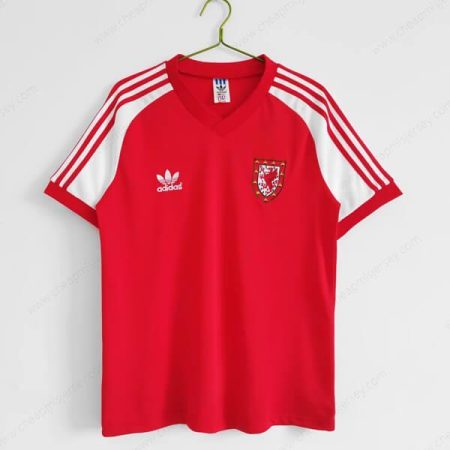 Retro Wales Home Soccer Shirt 82