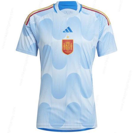 Spain Away Player Version Soccer Shirt 2022