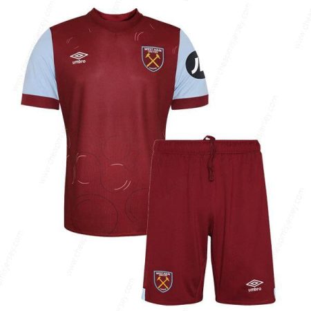 West Ham Home Kids Football Kit 23/24