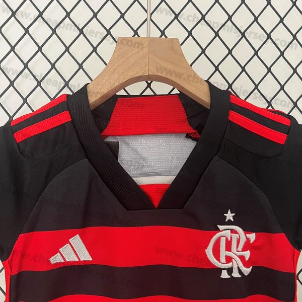 Flamengo Home Kids Football Kit 24∕25